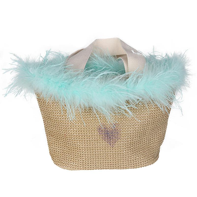 2 Yards Straußenhaar Oberstreifen Farbige Federstreifen Performance Tanzkleidung DIY Dekorative Materialien Bekleidungszubehör