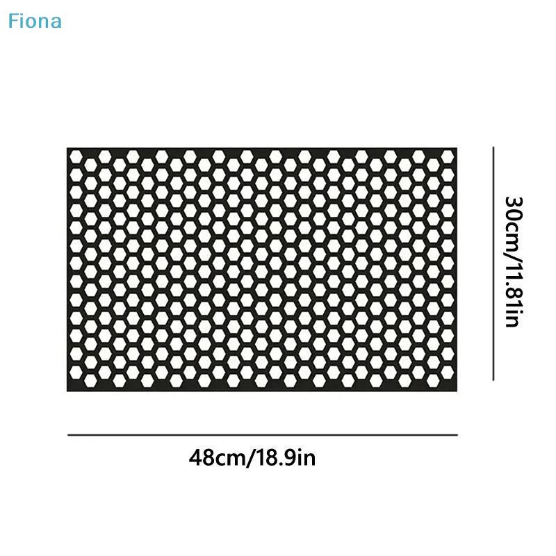 2Pcs Honeycomb Car Tail Light Stickers, Waterproof Auto Lamp Decal Stickers for Car Exterior Decor