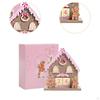 Adventskalender aus Holz Festliche Dekoration Schreibtischornament Tischdekoration für die Familie