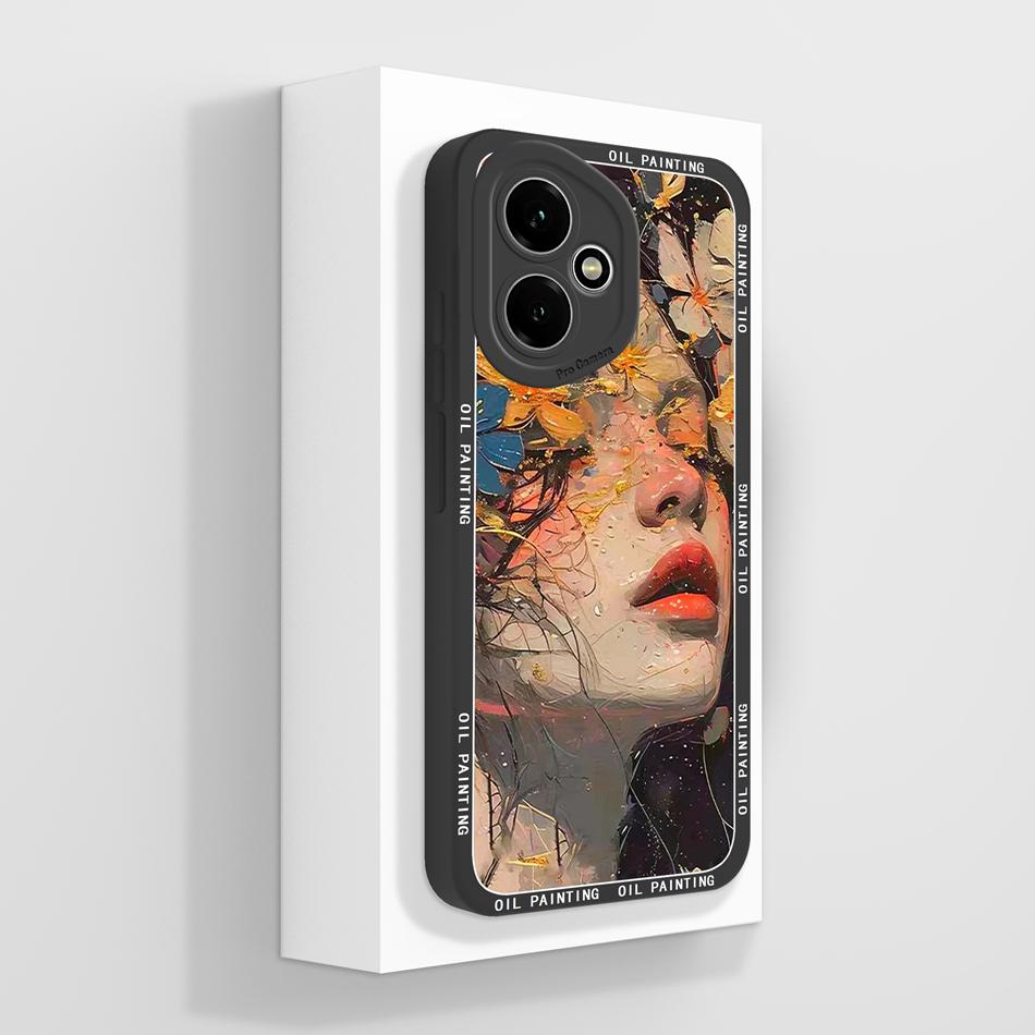 For Honor 400 Pro 5G Case Cute Healing Patterns High Quality Phone Cover For Honor400Pro Soft Liquid Silicone Lightweight Funda
