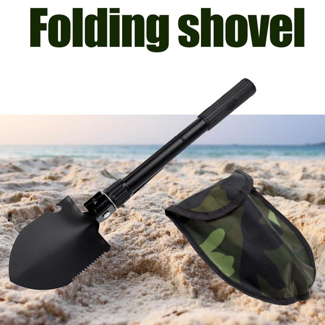 

PDTO Складная лопата для выживания на открытом воздухе, лопата для сада, кемпинга, пешего туризма, компаса