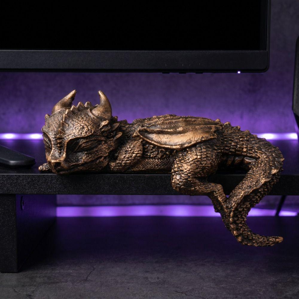 Resin Dragon Sculpture Decoration Bookshelf Ornaments Decorative Desktop Ornament Home Decor