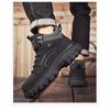 Martin Boots for Men, Work Short Boots, Outdoor Sports High-top Men's Shoes for Northeast Regions, Hiking Fleece-lined Snow Boots.
