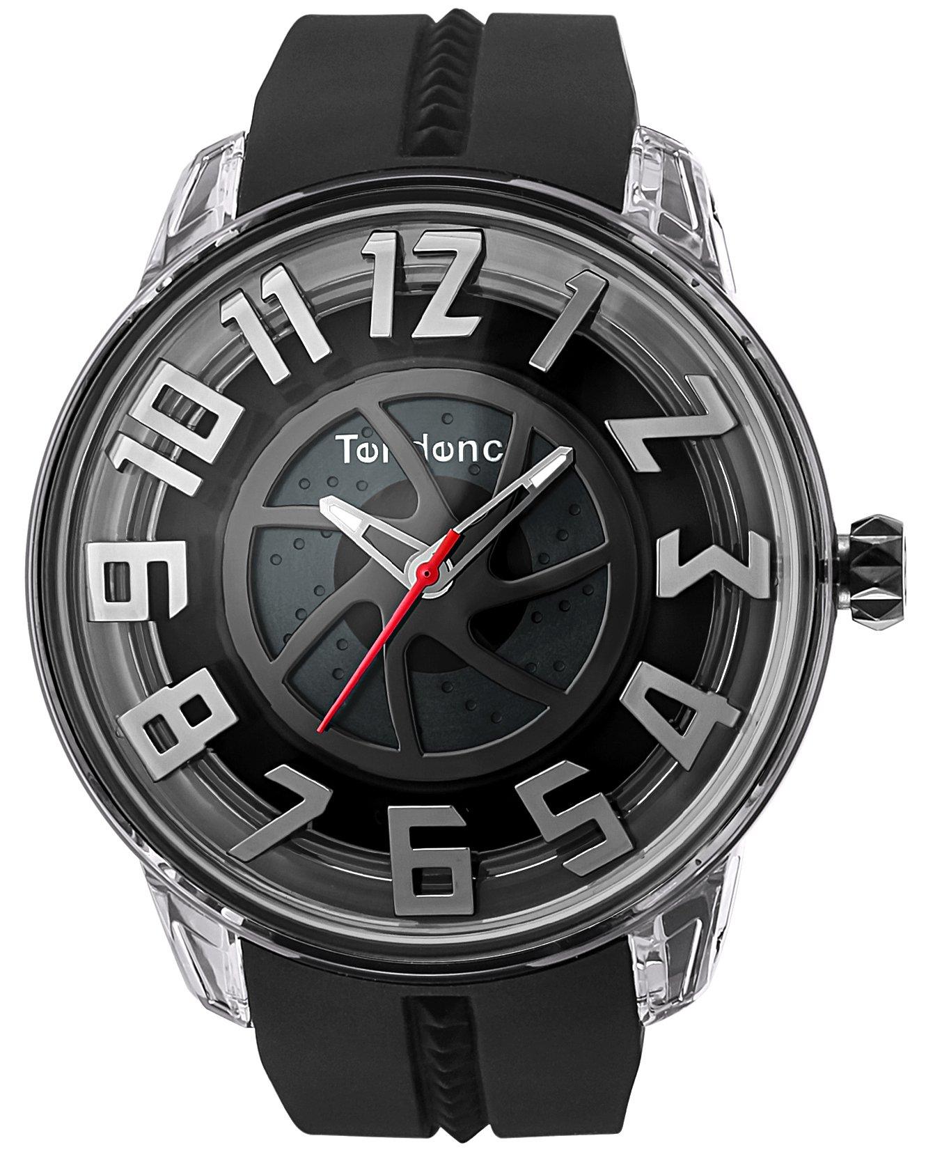 

Watch King Dome Black Dial Polyamide Mineral Glass Quartz 50MM Watch TY023001 [Tendence] Men s [Item]
