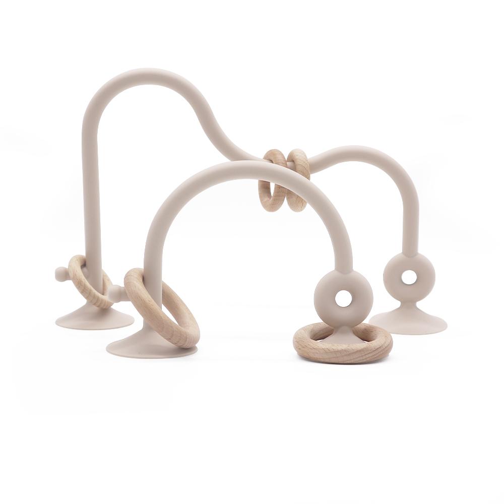 

Новое детское деревянное кольцо, мягкая силиконовая игрушка-прорезыватель, жевательная игрушка для младенцев, аксессуары для новорожденных, детские игрушки для фотографий