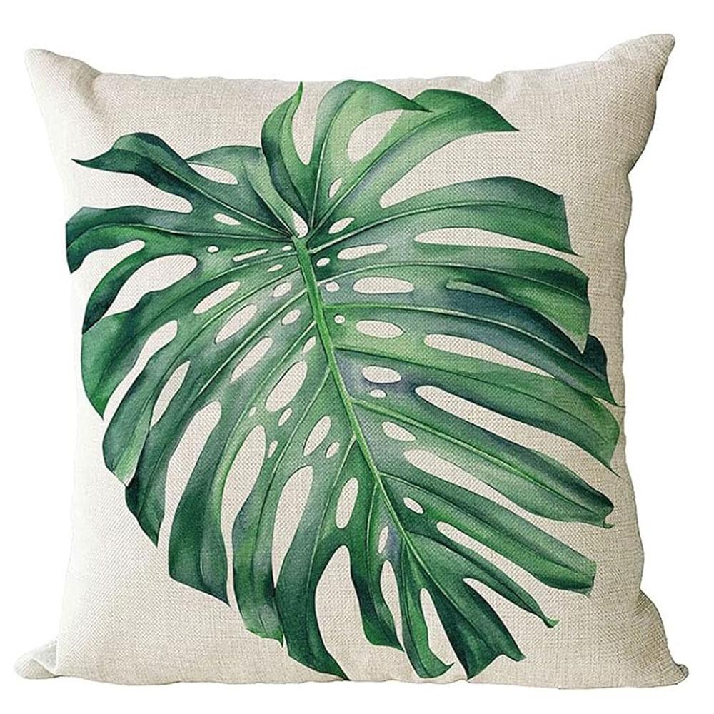 

Fresh Green Plant - fashion PillowcasesBedroom Living Room Sofa Home Decor Polyester Cushion Cover with Zipper 16x16Inch