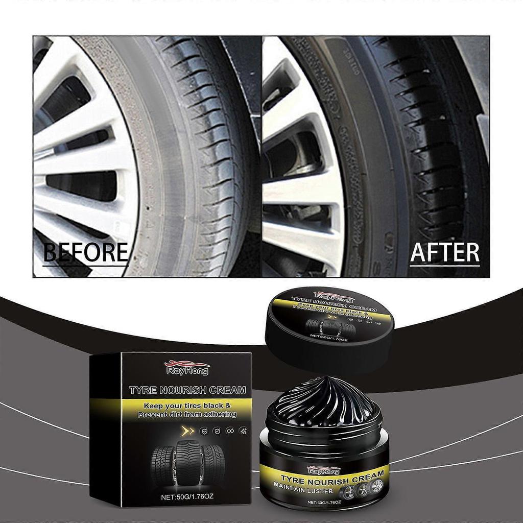 Offerta a tempo limitato!!Cera Rinnovante per Pneumatici Auto Rayhong - Protezione a Lunga Durata Contro Sporco, Invecchiamento dei Pneumatici, Polvere e Lucidatura Cera Rinnovante per Cerchi