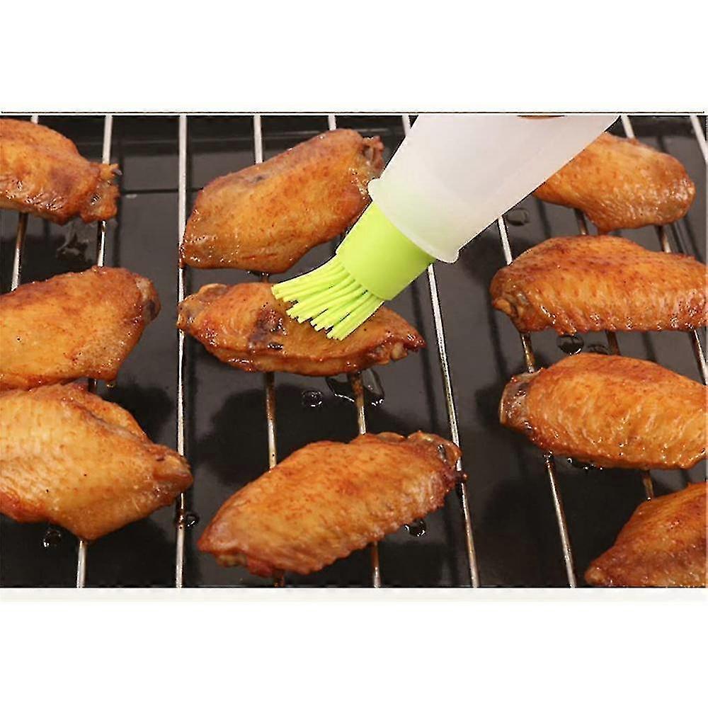 4 Pcs Silicone Oil Bottle Brush Bbq/pastry Basting Brushes,silicone