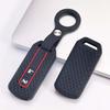Silicone Key Cover with keychain For Honda PCX 125 150 160 ADV Vario SH125 2 Button Smart Key Fob Protector