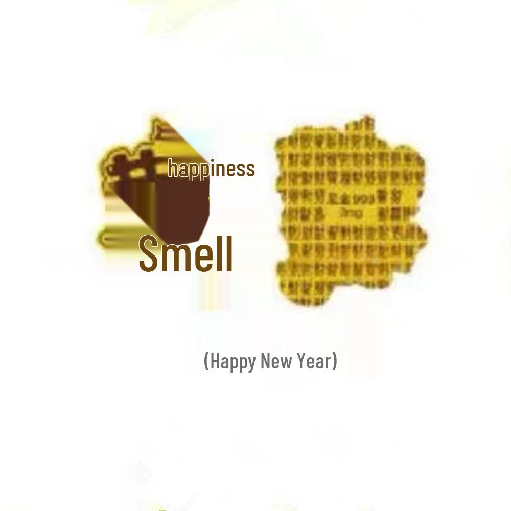 Pure Gold 999 Mobile Phone and Refrigerator Sticker Set: Princess Wealth Design with Gold Flakes