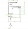 Appia Chrome Free-standing Washbasin Tap with Stopper