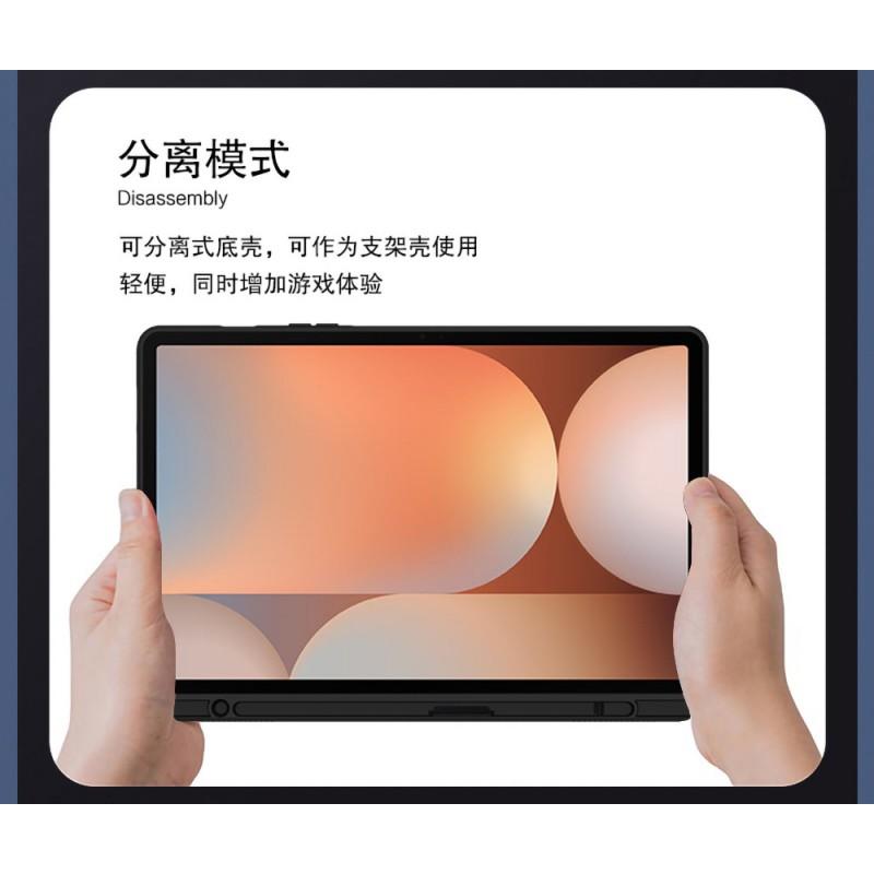 Bluetooth Keyboard Case Galaxy Tab S10/S9/S8 12.4 Inch With Backlit Keys Stand Magnetic Full Protection