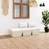 Day and Night - Day and Night Garden Furniture Made of 3-piece Pallets and Fir Wood Cushions