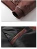Men's High-quality and Fashionable Motorcycle Leather Jacket, Slim Fit and Stylish Men's Leather Jacket, Autumn and Winter Coat