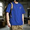 Men Cotton Blend T-Shirt Casual Solid Color Crew Neck Summer Tee Breathable Loose Fit Stylish Tee Shirt for Daily Wear Beach Street