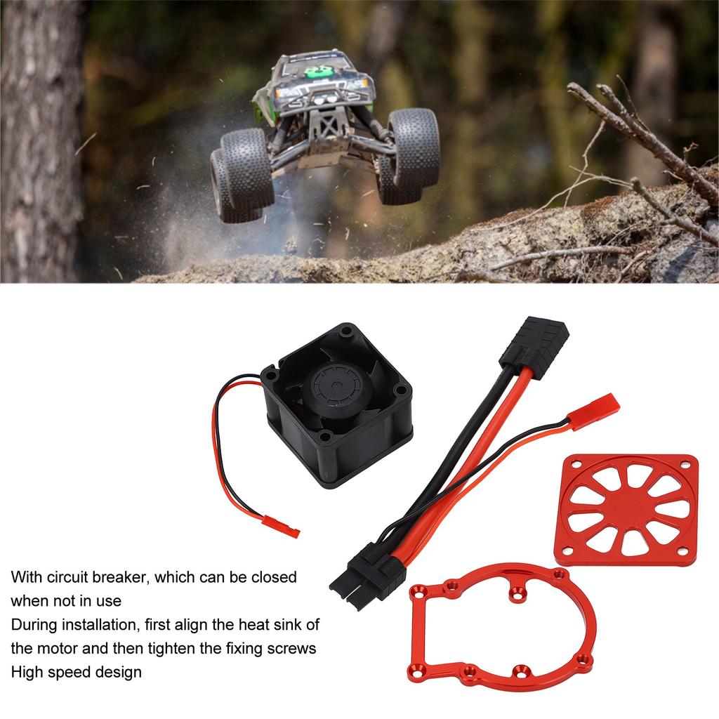RC Cooling Fan Aluminium Alloy 21000 Rpm RC Motor Heatsink for 1Celsius8 4 SLEDGE 8‑12V