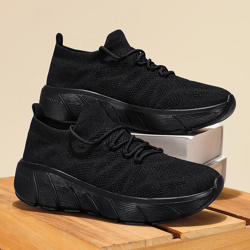 Spring Summer Shoes for Men Casual Sport Shoes Breathable Flat Skateboard Shoes Lovers Slip-on Sneaker 36-45