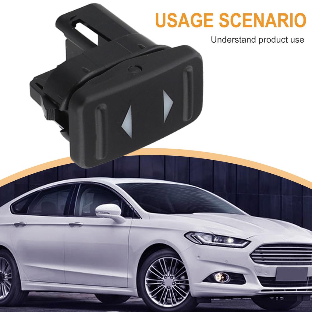 Comutator regulator de sticlă pentru ușă de mașină ABS negru pentru Mondeo MK4 0715 6M2T14529AD Stabil Fiabil Direct Plug and Play