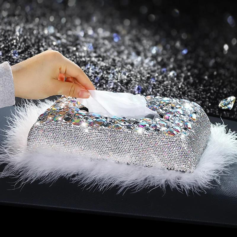 

Роскошная коробка для салфеток, держатель для салфеток в машину, коробка для туалетной бумаги, коробка для хранения полотенец для туалетной бумаги, домашний декор, автомобильные аксессуары