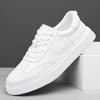 Fashion Fashion Lace-up Sneakers Genuine Leather Men Casual Shoe Comfort Sports Skateboard Footwear Outdoor Leisure Man Vulcanized Shoes