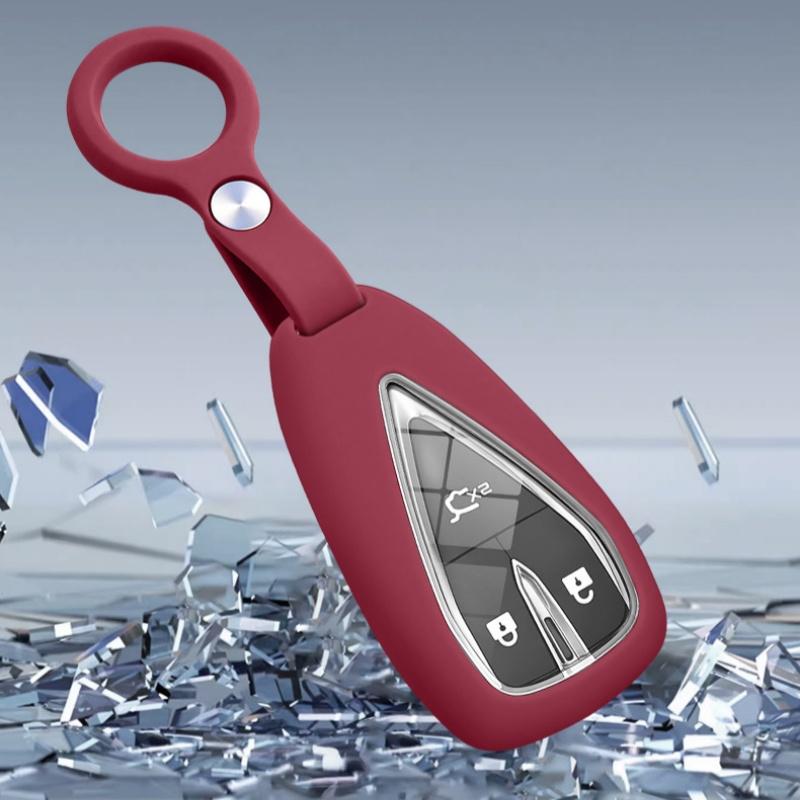 1Pcs Soft Silicone Key Case For S7 Sl03 S07 S05 S09 G318 Key Case Cover Fob Car Key Caps