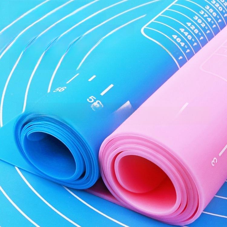 Food-Grade Silicone Baking & Kneading Mat with Measurements