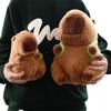 Simulation Capybara Plush Doll Capybara Animal With Turtle Backpack  Christmas Toy
