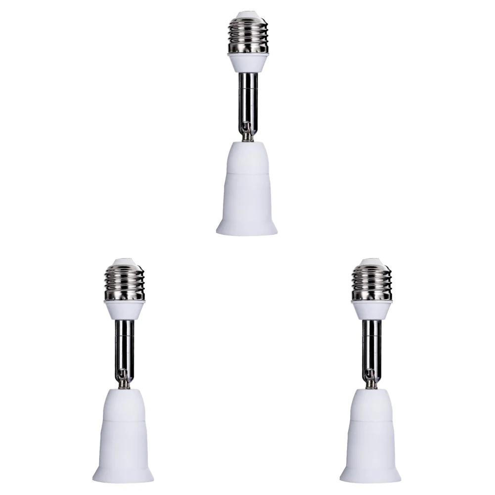 1-20Pcs E27 to E27 Extender Lamp Holder Base Lighting Bulb Flexible Extend Extension Socket Adapter for LED Light Converter