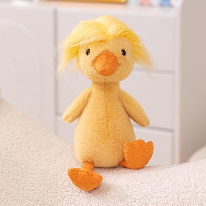 UK JC Delia Duck Plush Toy Spot Thick-lipped Duck Doll Fried Yellow Duck Doll Sad Big-billed Duck