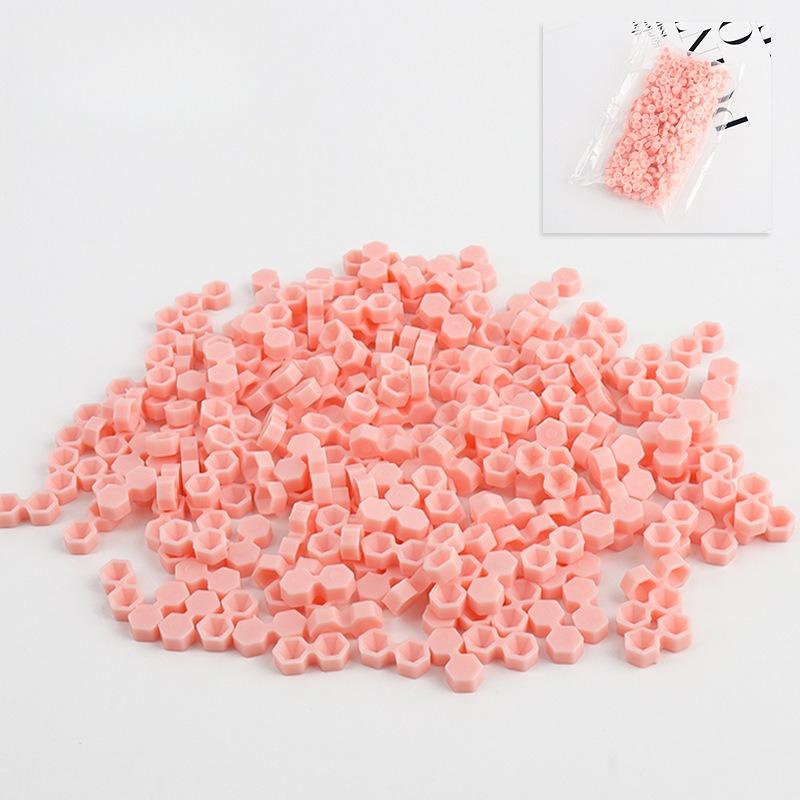 200Pcs Eyelash Extension Glue Cup, Diamond Cone Shaped Glue Cup, Delay Cup, Two-Hole Auxiliary Tool for Eyelash Extension