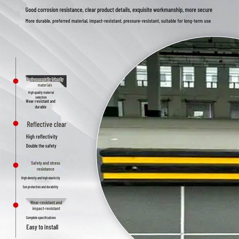 Thickened Rubber Anti-collision Strip: Corner Wall Edge Padding for Docks and Trucks