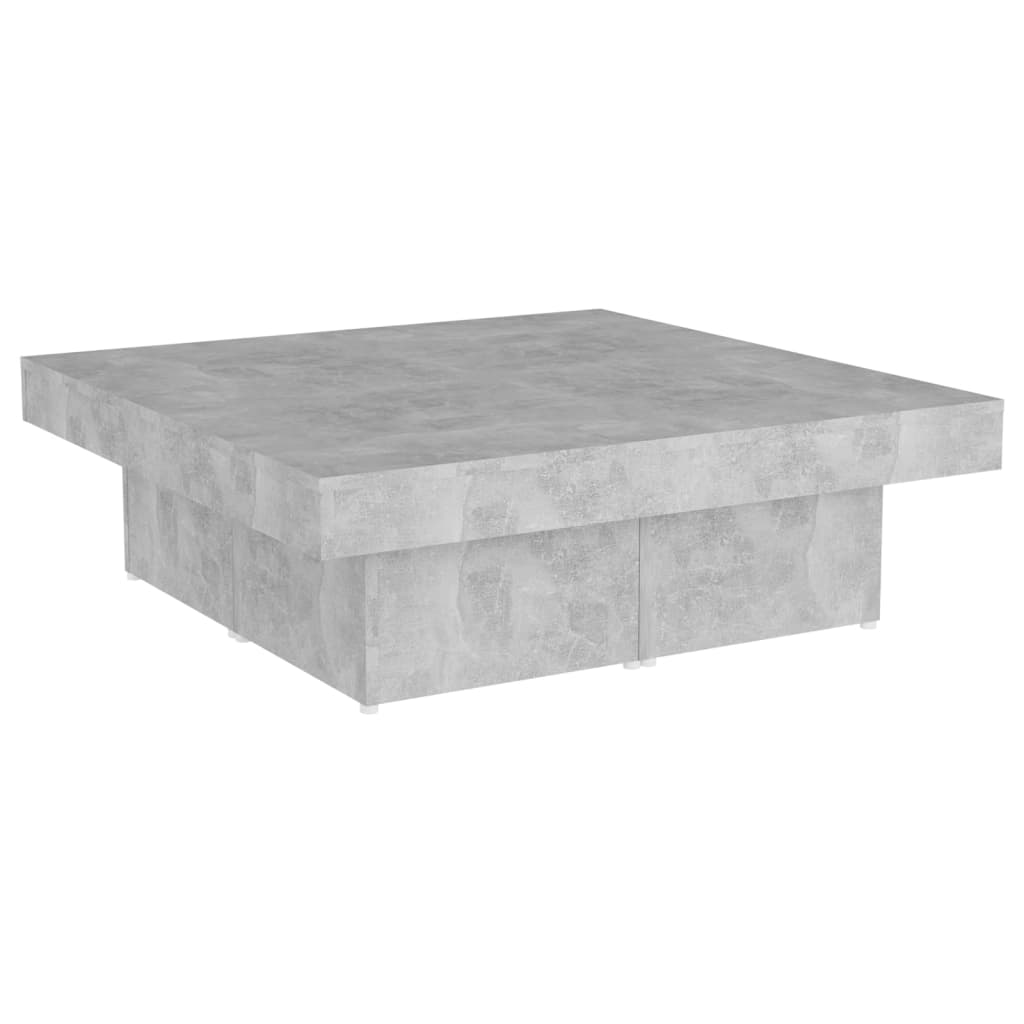 Vidaxl Couchtisch, Betongrau, 90x90x28 cm
