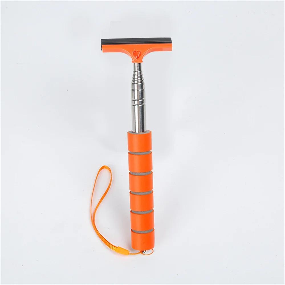 Multifunctional Car Rearview Mirror Telescopic Wiper Wiper Wash Car Window Windshield Rain Cleaning Brush Handheld Scraper
