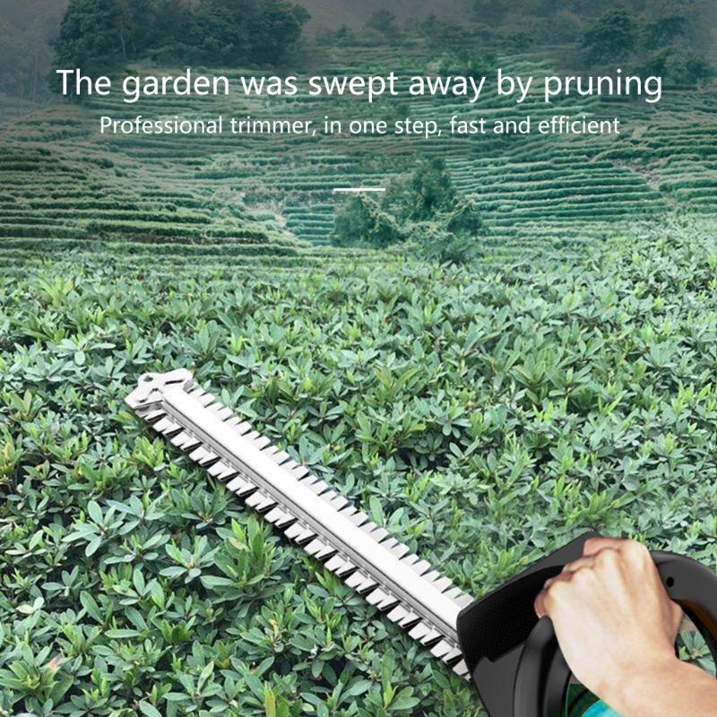 Stainless Steel Profession Double Action Blade Hedge Trimmer with 1500RPM Brushless Motor Suitable for Efficient Cutting