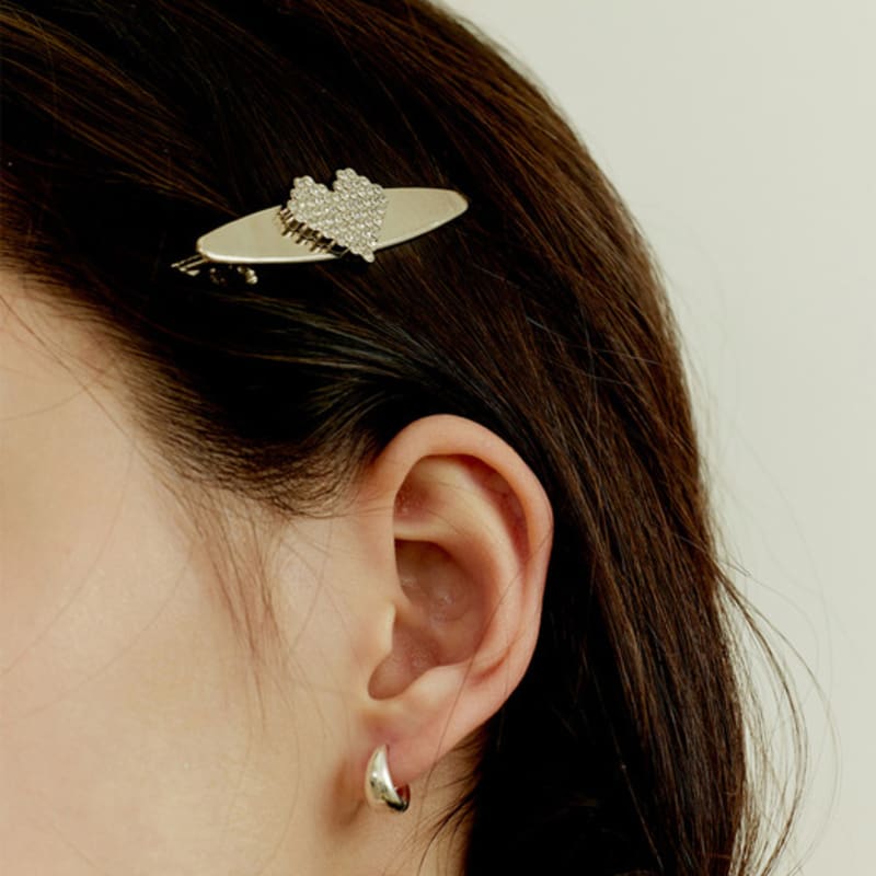 Murmur Twinkle Heart Hair Clip