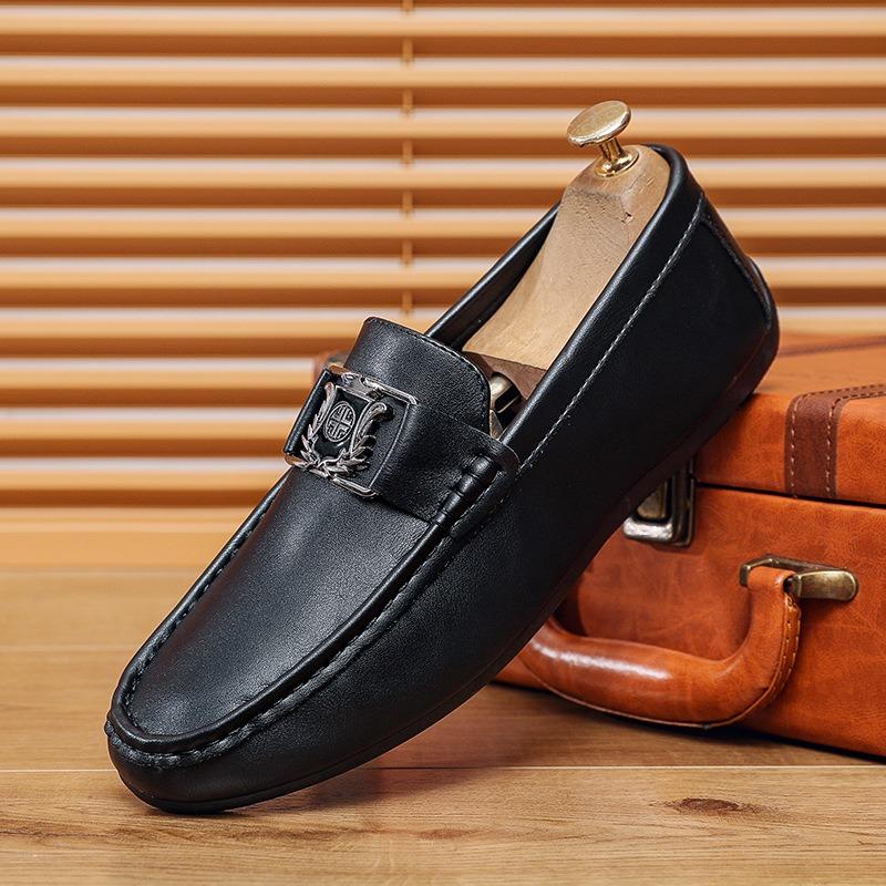 Men's Doudou shoes summer new versatile white men's casual shoes one-pedal foot cover lazy shoes driving shoes men