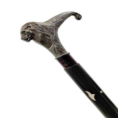 Walking Hand Cane Stick Designer Handmade Walking Stick for Men Women Made with Natural Wood and Metal