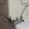 Vintage Gothic Bat Pendant Necklace For Men Women Hip Hop Goth Punk Halloween Fashion Jewelry Accessories Cosplay Wholesale