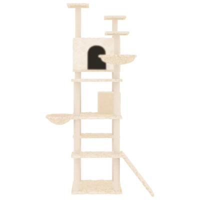 Scratching Post with Sisal Scratching Posts Cream 191 Cm