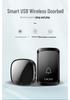Smart Wireless USB Doorbell with Remote Indoor Chime
