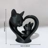 Love Mother Child Meow Statue Ornament, Parent Child Cat Sculpture, Cute Kitten Decoration, Ideal Gift for Cat Lovers