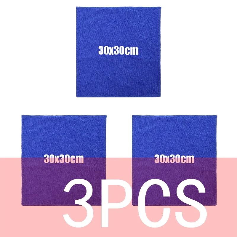 1/3pcs Car Soft Microfiber Towel 30cm*60cm Extra Soft Detailing Care Wash Cleaning Drying Cloth Towel Car Cleaning Car Tools New