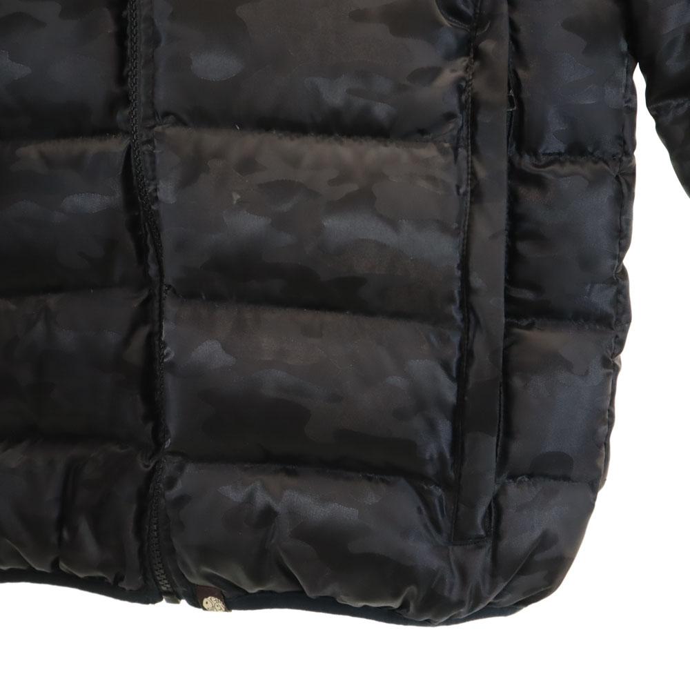 Pretty Green Camouflage Pattern Down jacket 1 black camouflage Men's Used
