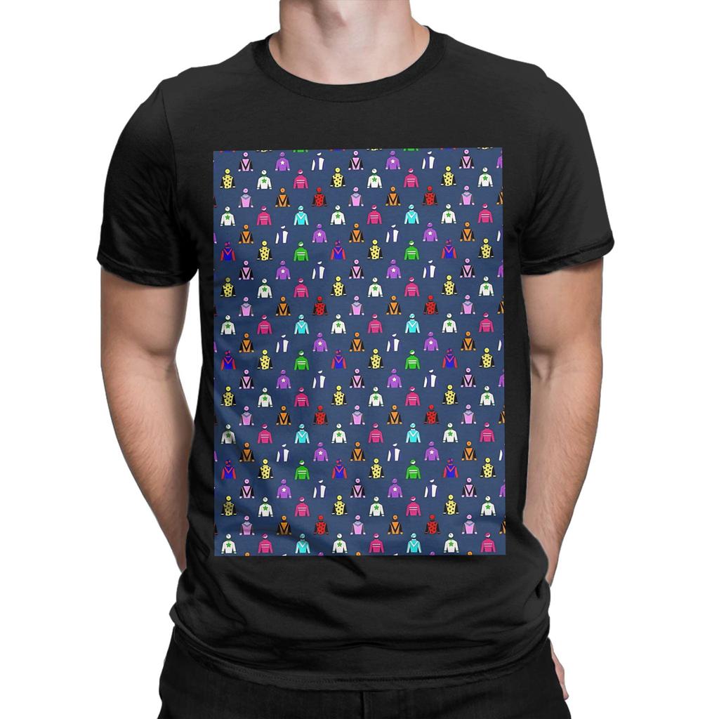 Horse Racing Jockey Silks Graphic Funny 100 Cotton Tshirt Horse Racing Jockey Silks Tees Tops For Unisex