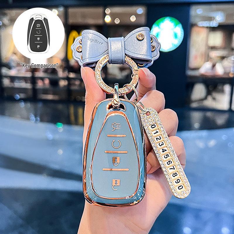 Chevrolet Car Key Cover for Volando, Malibu XL, Trax, Tracker, Blazer