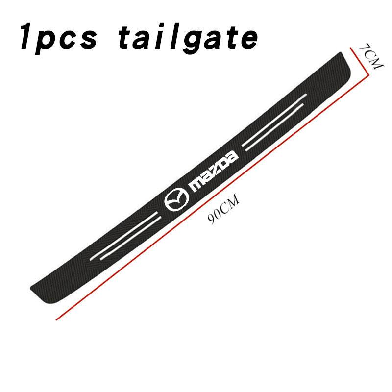 

Car Door Sill Scuff Covers Black Door Panel Guards Protector For Mazda 2 3 4 5 6 7 8 323 626 CX5 CX7 CX9 RX8 MX3 MX5 Accessories