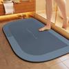 Diatomaceous Earth Bathroom Mat: Non-slip, Quick-drying, Water-absorbent, Dirt & Scratch-resistant.