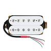 FLEOR Electric Guitar Humbucker Pickup Double Coil Guitar Bridge Pickup & Neck Pickup Set - White