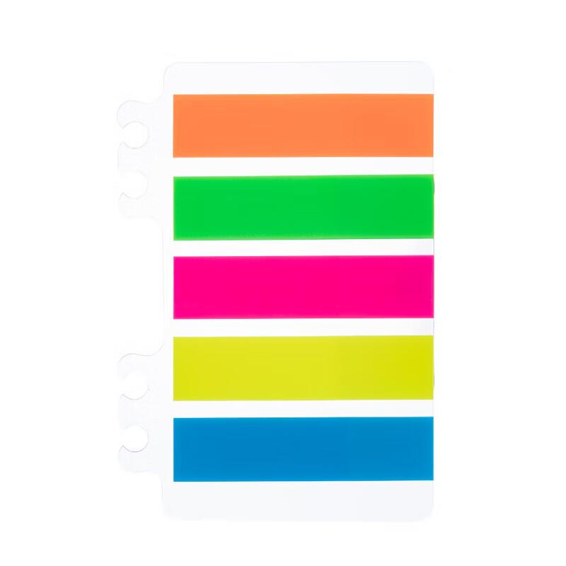 M&G Fluorescent Transparent Index Sticky Notes