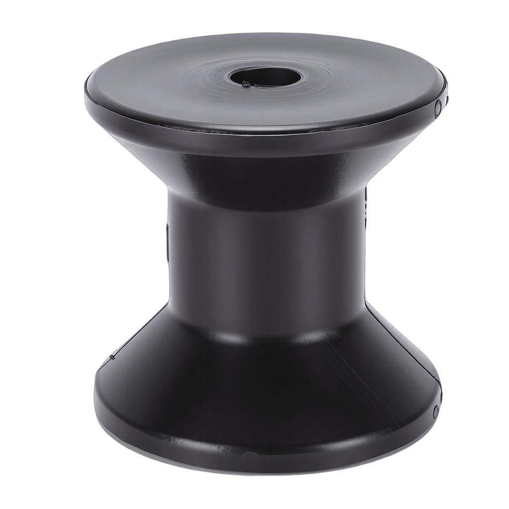 3 Zoll Bootsanhängerrolle Hohe Elastizität TPU 14mm Achse Schwarze Bugrolle Verschleißfest Stoßfest